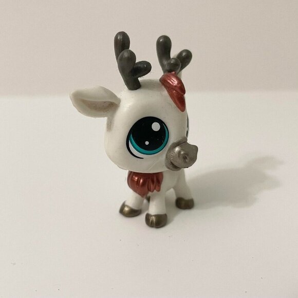 Littlest Pet Shop LPS Antlers Tuktu 31 Reindeer - Picture 2 of 11